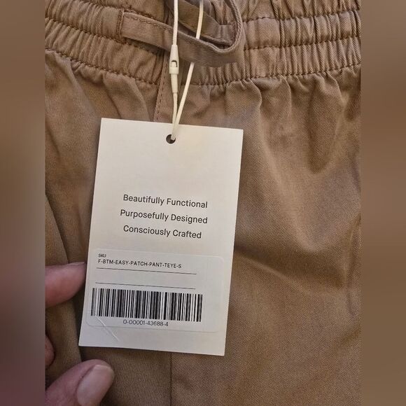 NWT Everlane The Easy Patch Pants In Tan Size Small - Picture 8 of 13